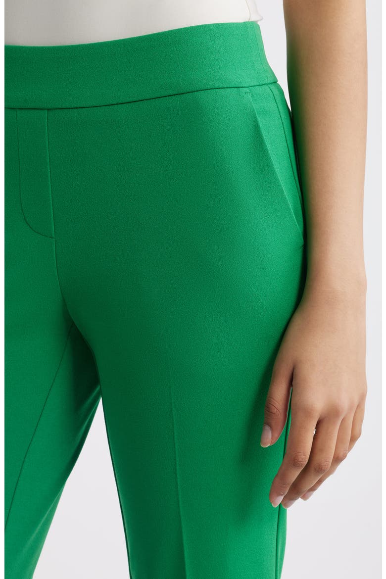 High Waist Pull-On Pants, Alternate, color, TROPICAL GREEN