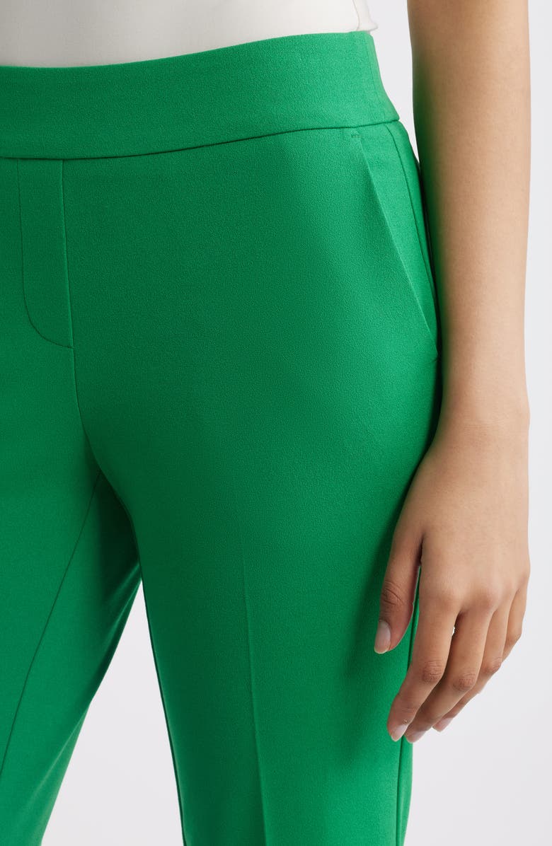 AK ANNE KLEIN High Waist Pull-On Pants, Alternate, color, Tropical Green