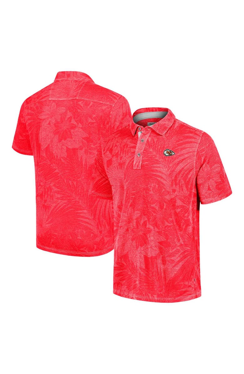 Tommy Bahama Men's Tommy Bahama Gray Kansas City Chiefs Sport Santiago Paradise Polo, Alternate, color, 