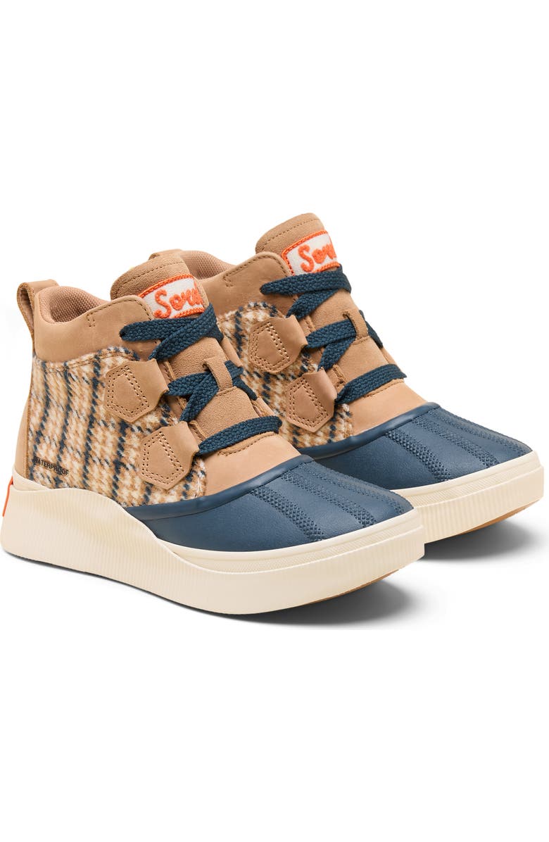 SOREL Out N About IV Classic Waterproof Duck Boot, Alternate, color, Tawny Buff/ Night Shadow