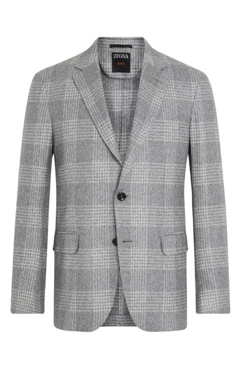 Couture Glen Plaid Silk & Cashmere Sport Coat