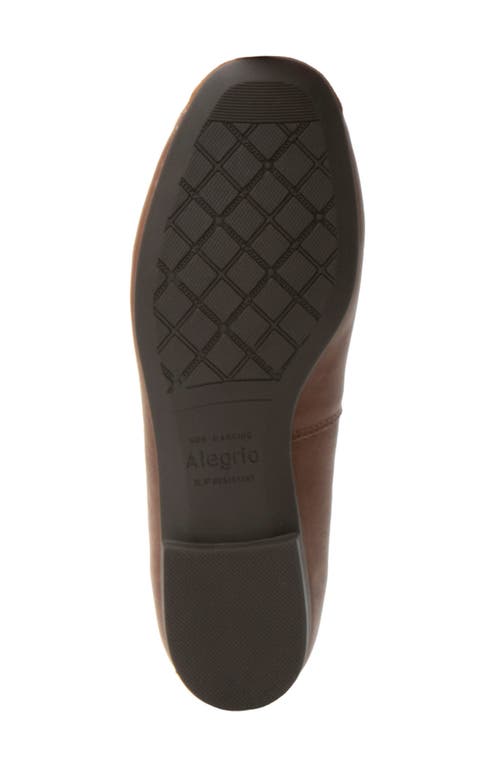 Alegria By Pg Lite Talya Cap Toe Ballet Flat In Brown