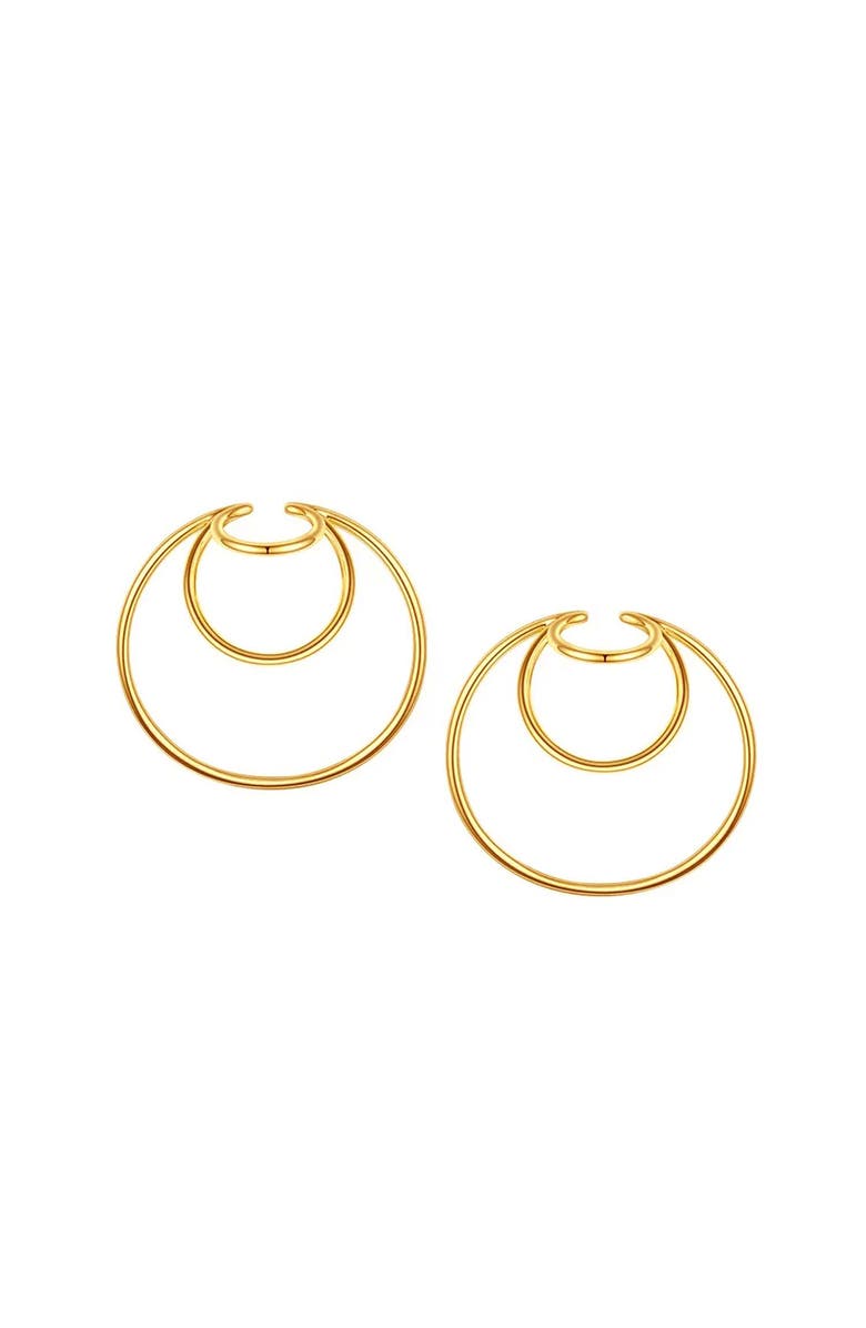 Outofoffice Modern Dome Ear Cuff, Main, color, Gold