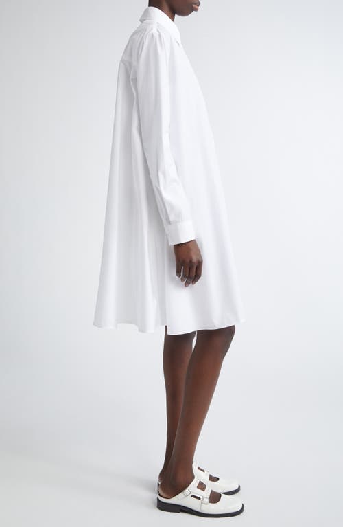 MARNI MARNI LONG SLEEVE COTTON POPLIN SHIRTDRESS