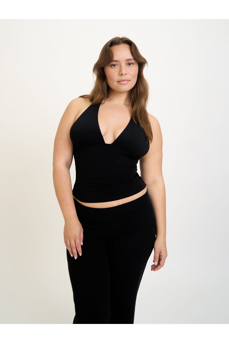 Halter Top, Alternate, color, Navy