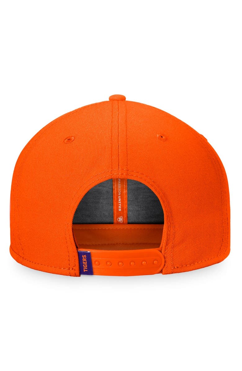 TOP OF THE WORLD Men's Top of the World Orange Clemson Tigers Bank Hat, Alternate, color, 