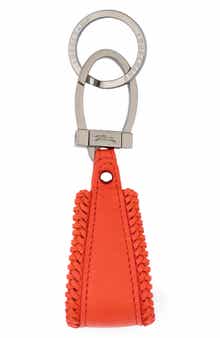 Longchamp Braided Stitch Key Ring