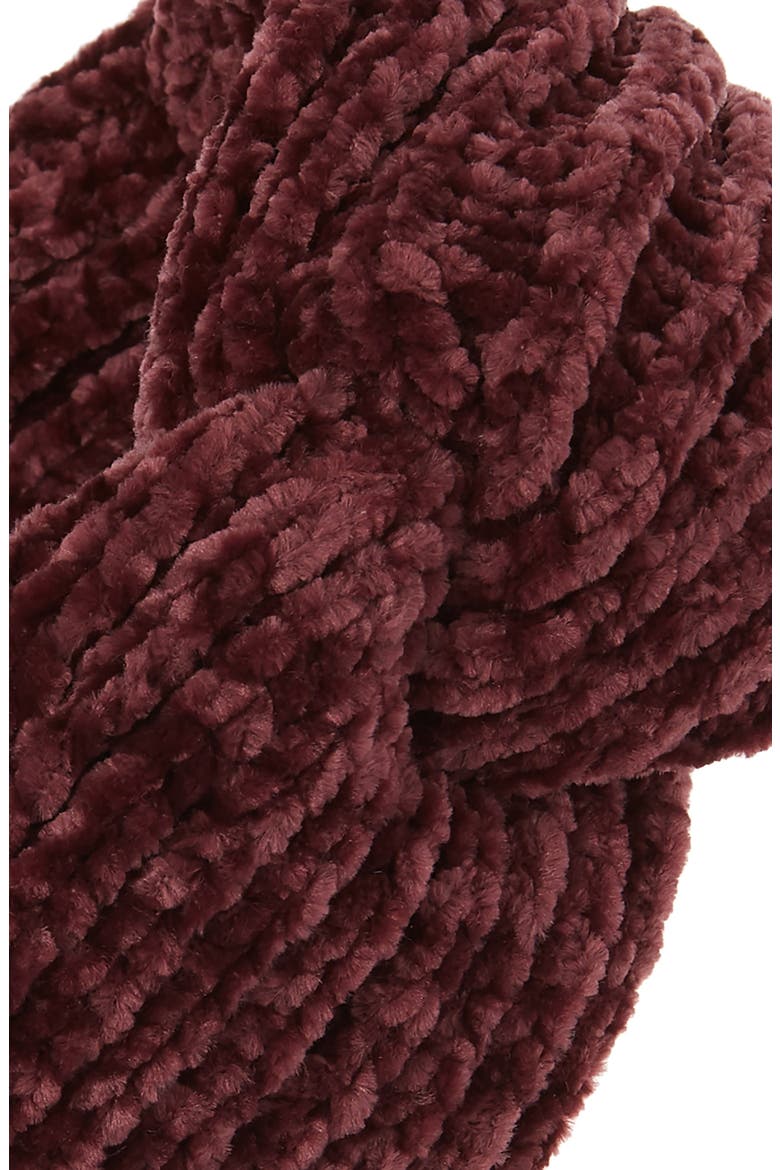 Chenille Headband, Alternate, color, BURGUNDY FIG