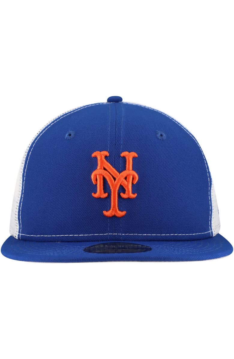 New Era Men's New Era Royal New York Mets Team Color 59FIFTY Trucker Fitted Hat, Alternate, color, Royal