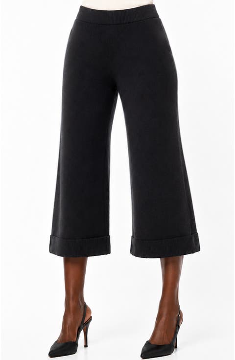 Wide Cuff Sweater Pants