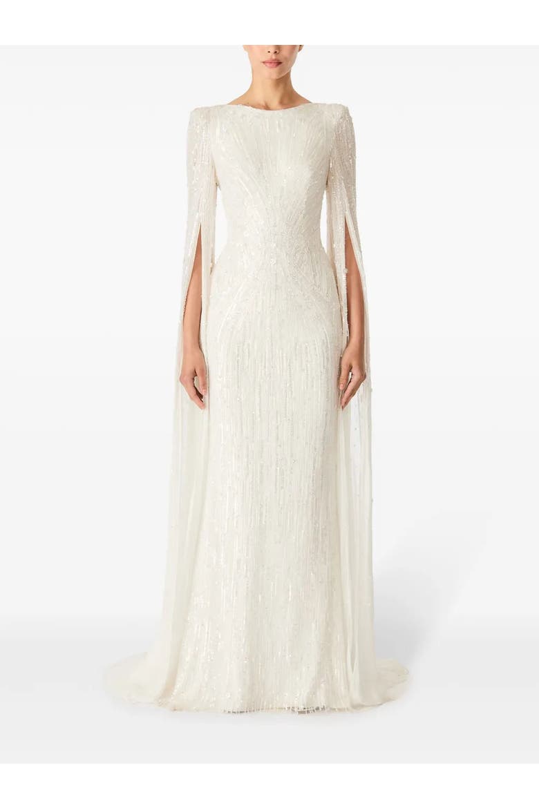 Chrisina Dress, Main, color, Ivory