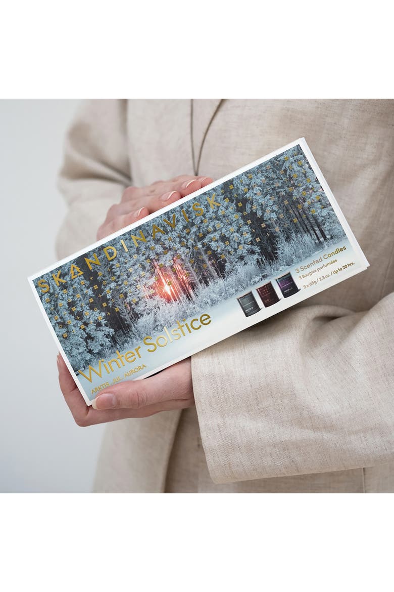 GIFTSET - Winter Solstice Candle 65g x 3, Alternate, color, Multi Color