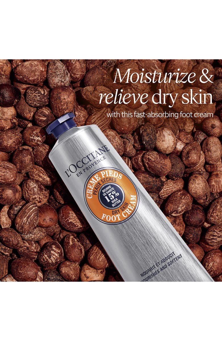 L'Occitane Shea Butter Foot Cream, Alternate, color, Shea