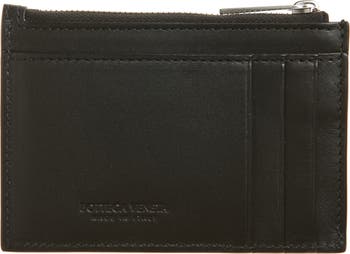 Bottega Veneta Intrecciato Leather Zip Card Case | Nordstrom
