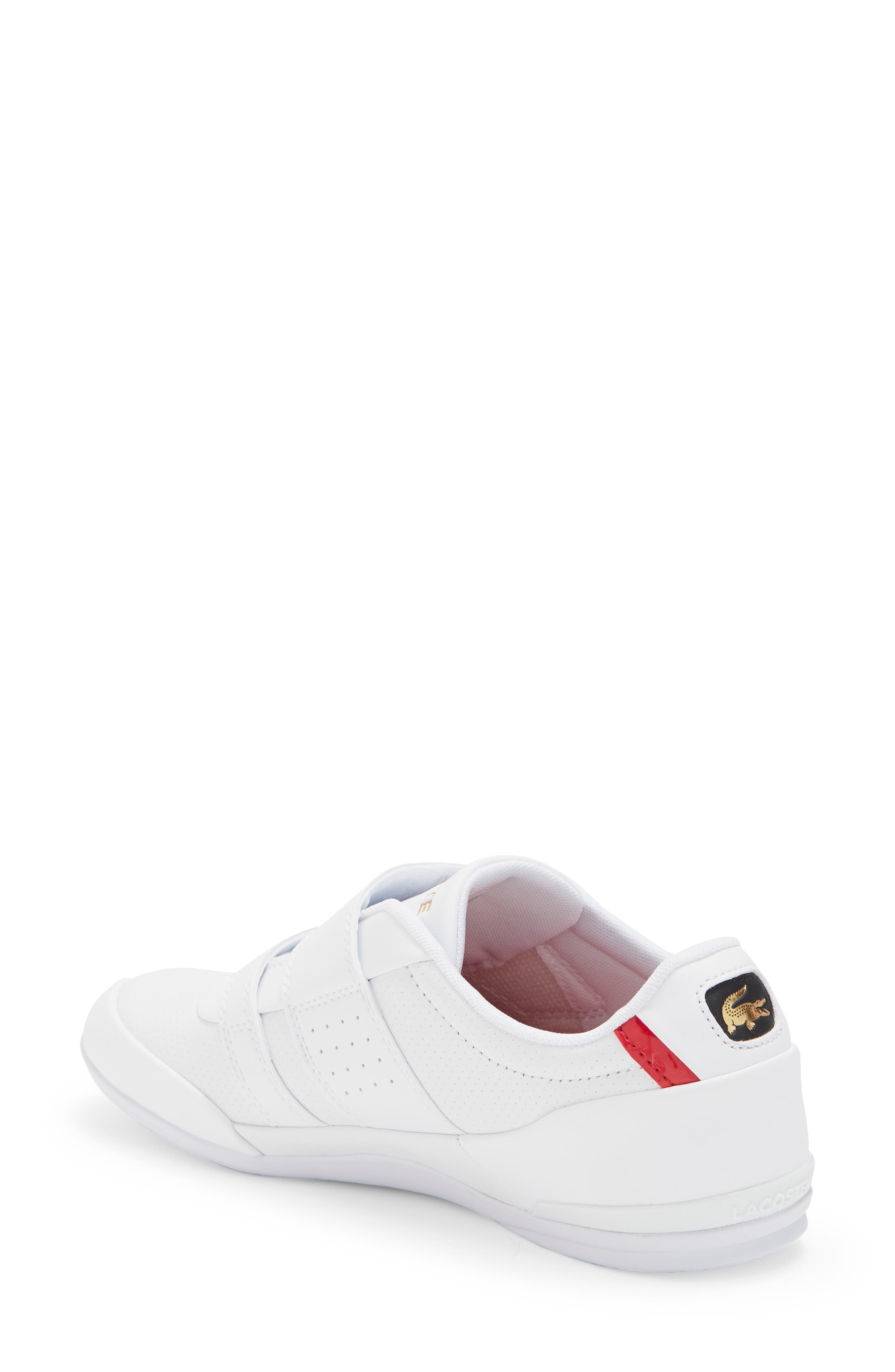 Lacoste Misano Strap Euro Sneaker, Alternate, color, 