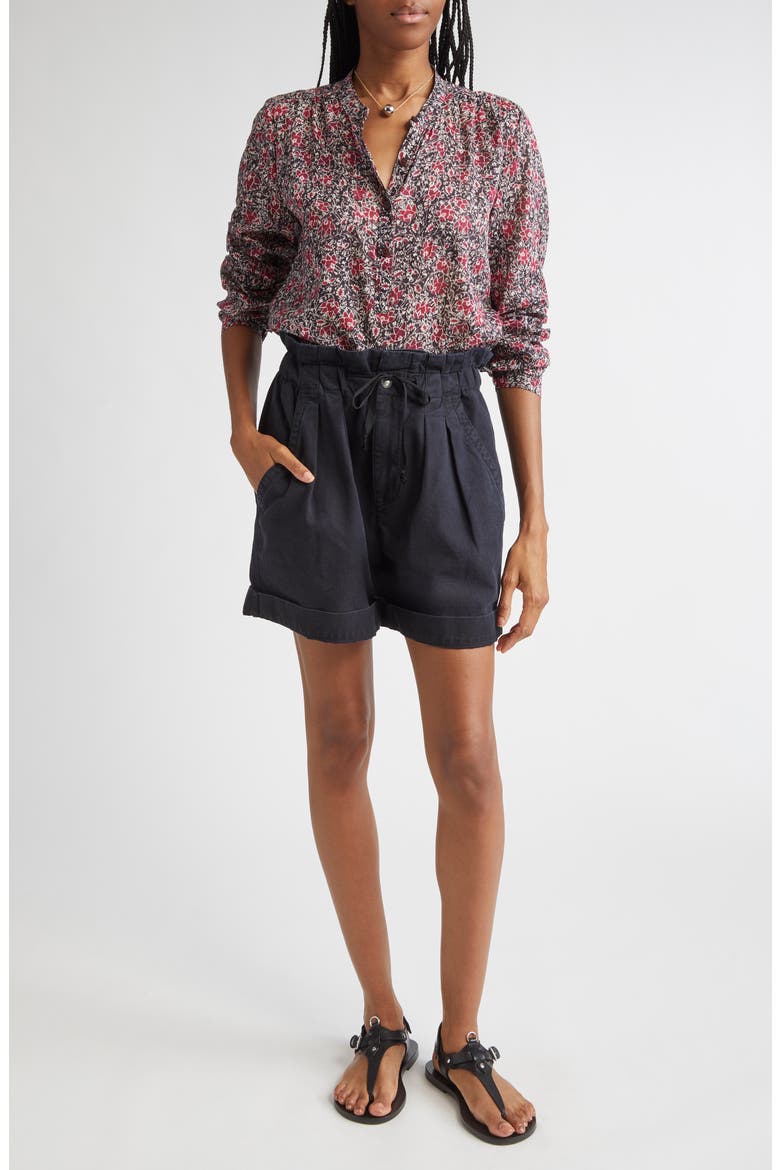 Maria Floral Cotton Top, Alternate, color, CRUSHED BERRY