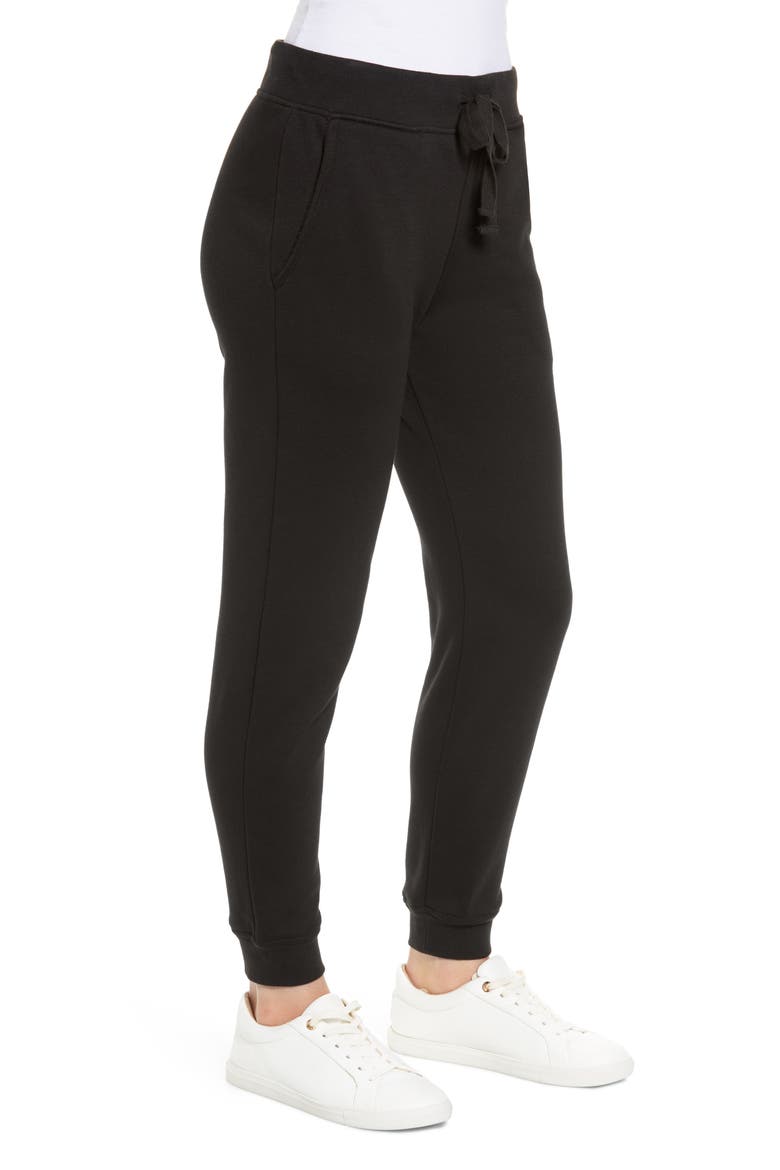 UGG Kantner Pajama Pants, Alternate, color, BLACK