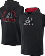 FANATICS Men's Fanatics Black Arizona Diamondbacks Fire Speed Sleeveless Pullover Hoodie