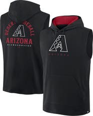 FANATICS Men's Fanatics Black Arizona Diamondbacks Fire Speed Sleeveless Pullover Hoodie