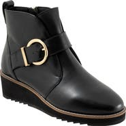 Trotters Wendi Platform Wedge Bootie