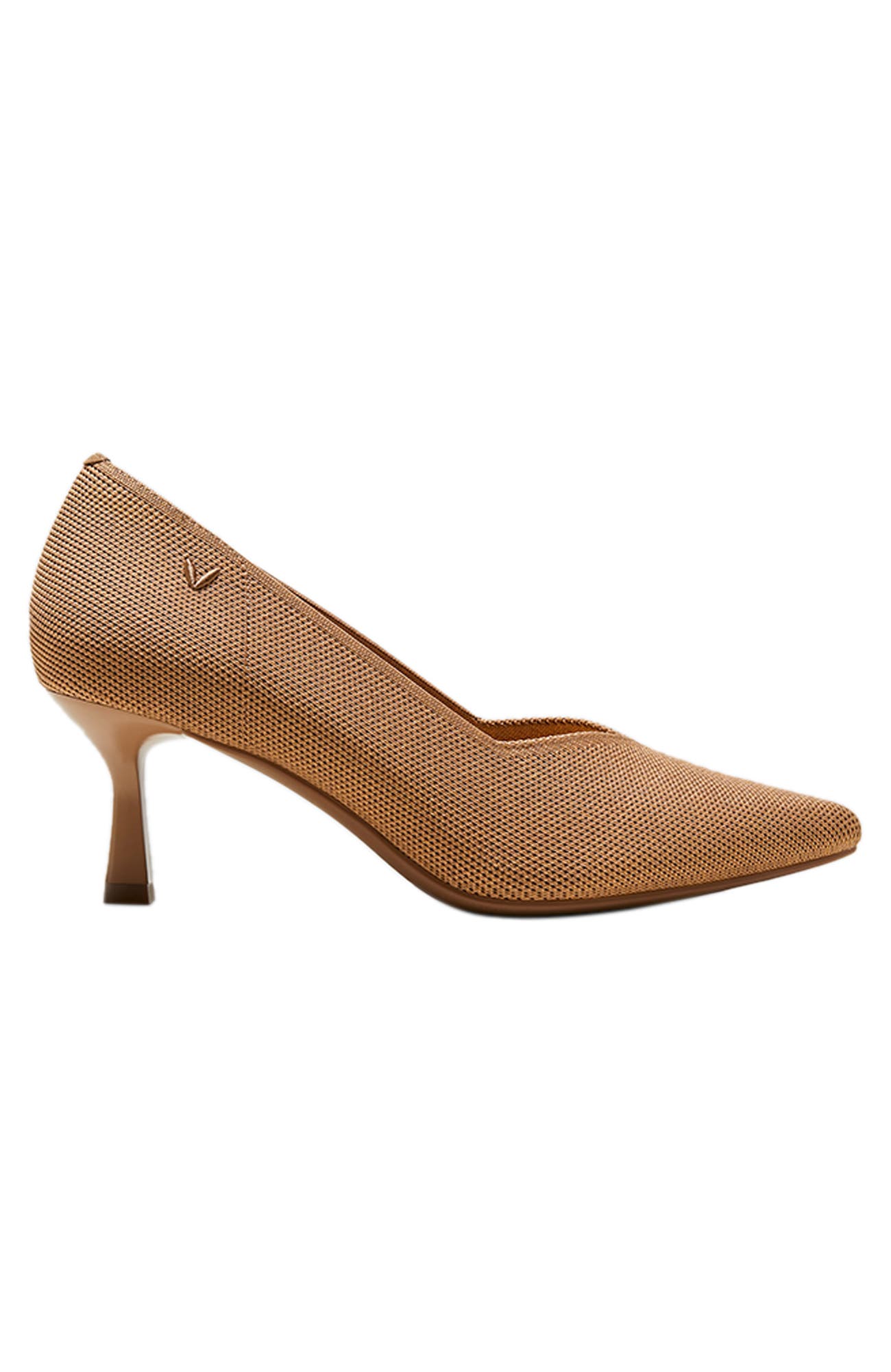 Anna Pointed Toe Mid Heels, Alternate, color, Nutmeg