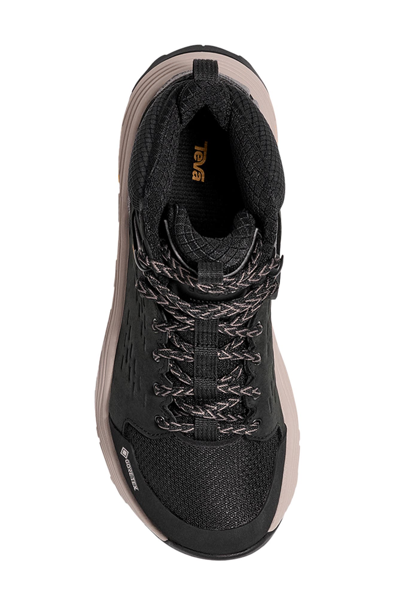 Teva Grandview Max Gore-Tex<sup>®</sup> Waterproof Hiking Boot, Alternate, color, Black/ Black