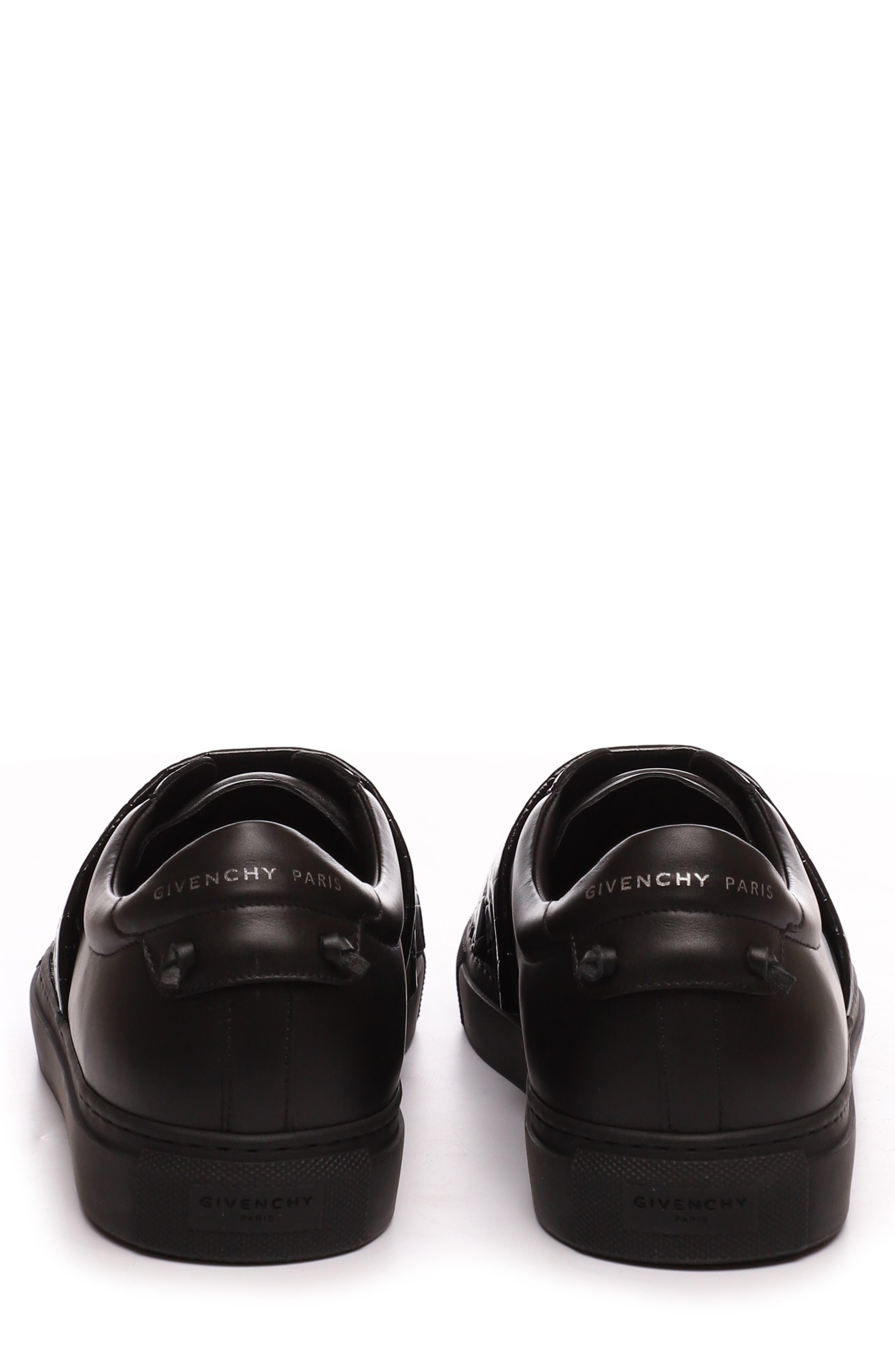 Givenchy Urban Street Croc Embossed Band Sneaker, Alternate, color, 
