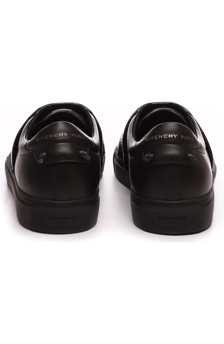 Givenchy Urban Street Croc Embossed Band Sneaker, Alternate, color,