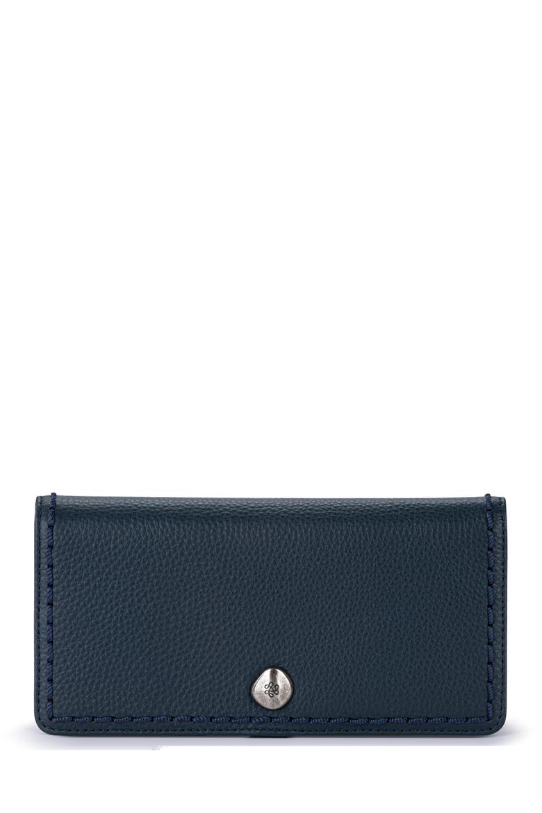 Mira Large Leather Wallet, Main, color, Indigo