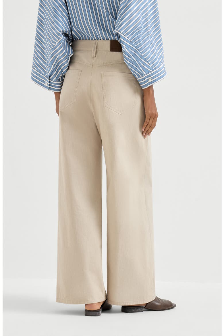 Loose Wrapped trousers, Alternate, color, Sand