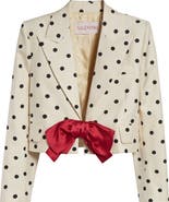 Valentino Garavani Polka Dot Bow Blazer
