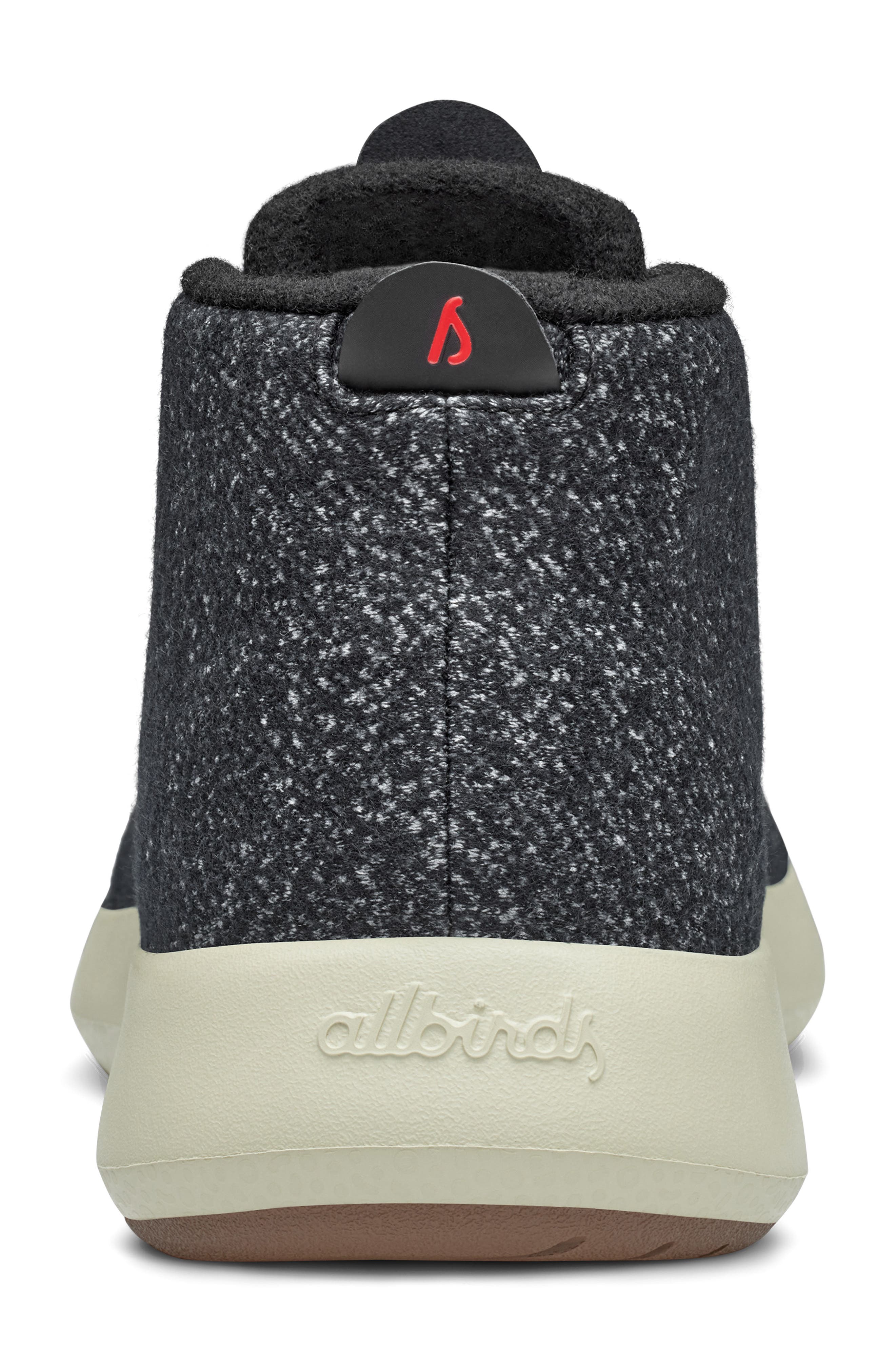 Allbirds Mizzle Wool Runner Water Repellent Sneaker, Alternate, color, Dark Grey/ Bloom Red