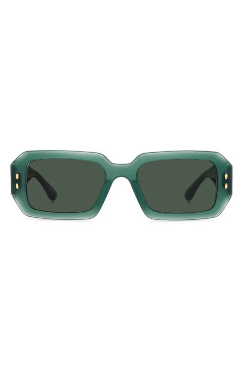 53mm Rectangular Sunglasses