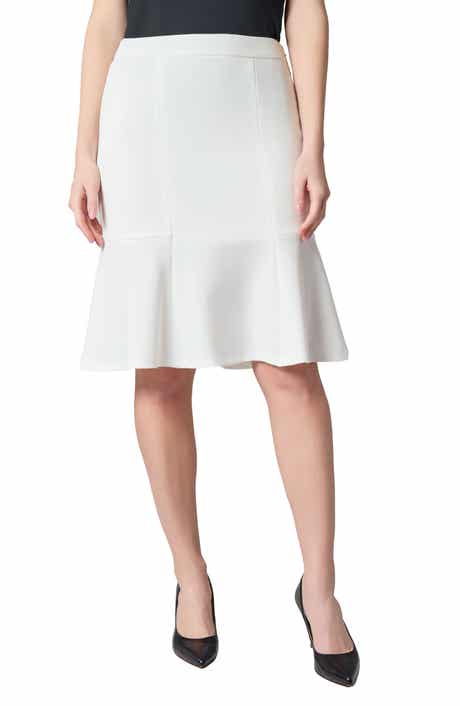 KASPER Flounce Hem Skirt