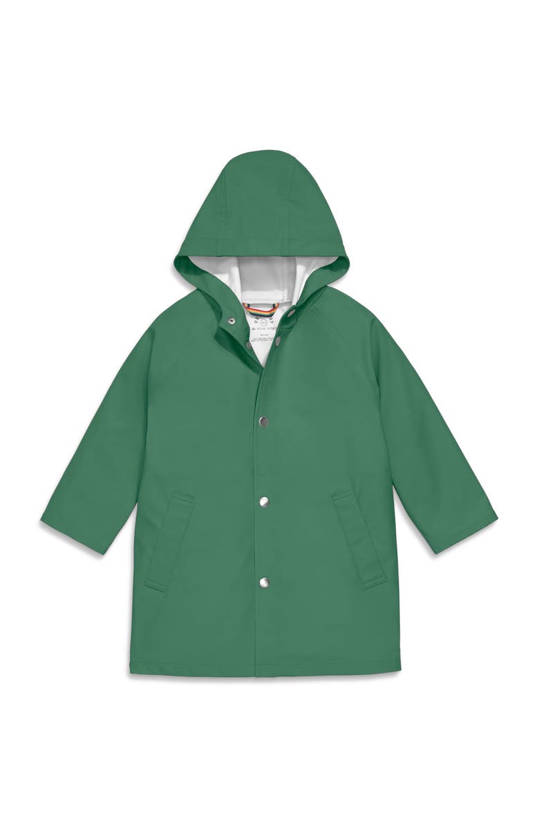 Primary Kids Raincoat, Main, color, Chive