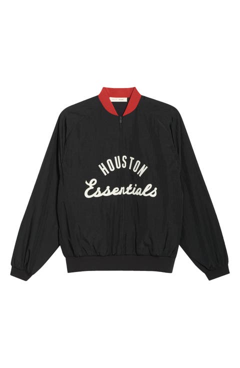 Astros Half Zip Graphic Pullover