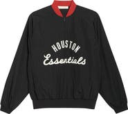 Fear of God Essentials Astros Half Zip Graphic Pullover