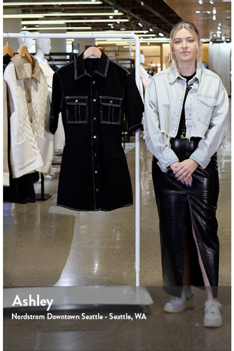 Rev Denim Mini Shirtdress video