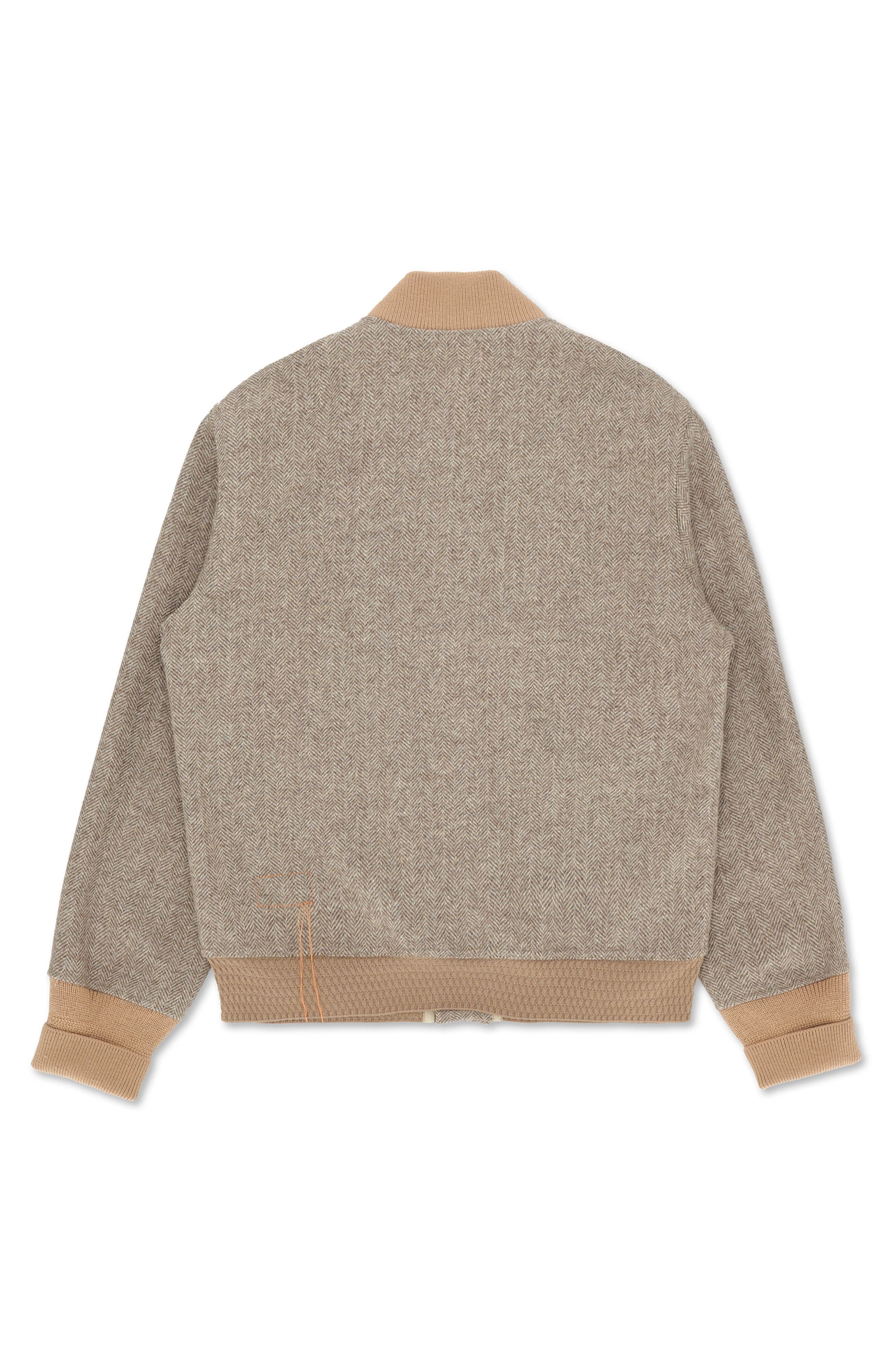 Herringbone Bomber Jacket - image 2