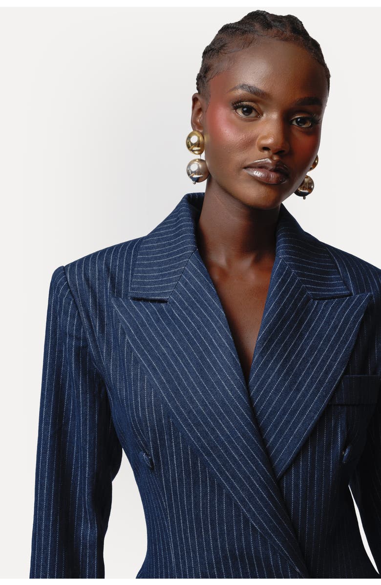 OFUURE Eden Long Jacket, Alternate, color, Denim