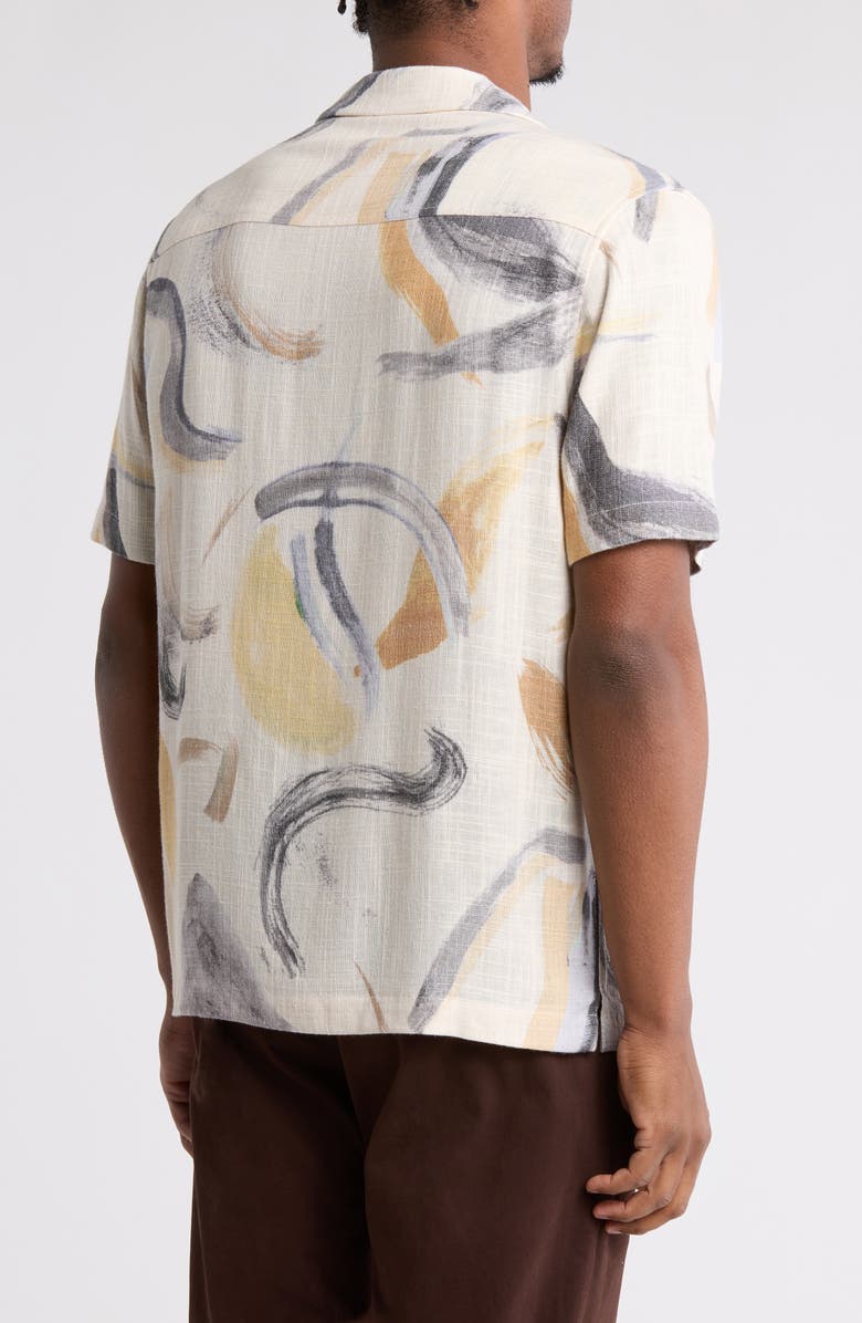 JASON WU Abstract Camp Shirt, Alternate, color,