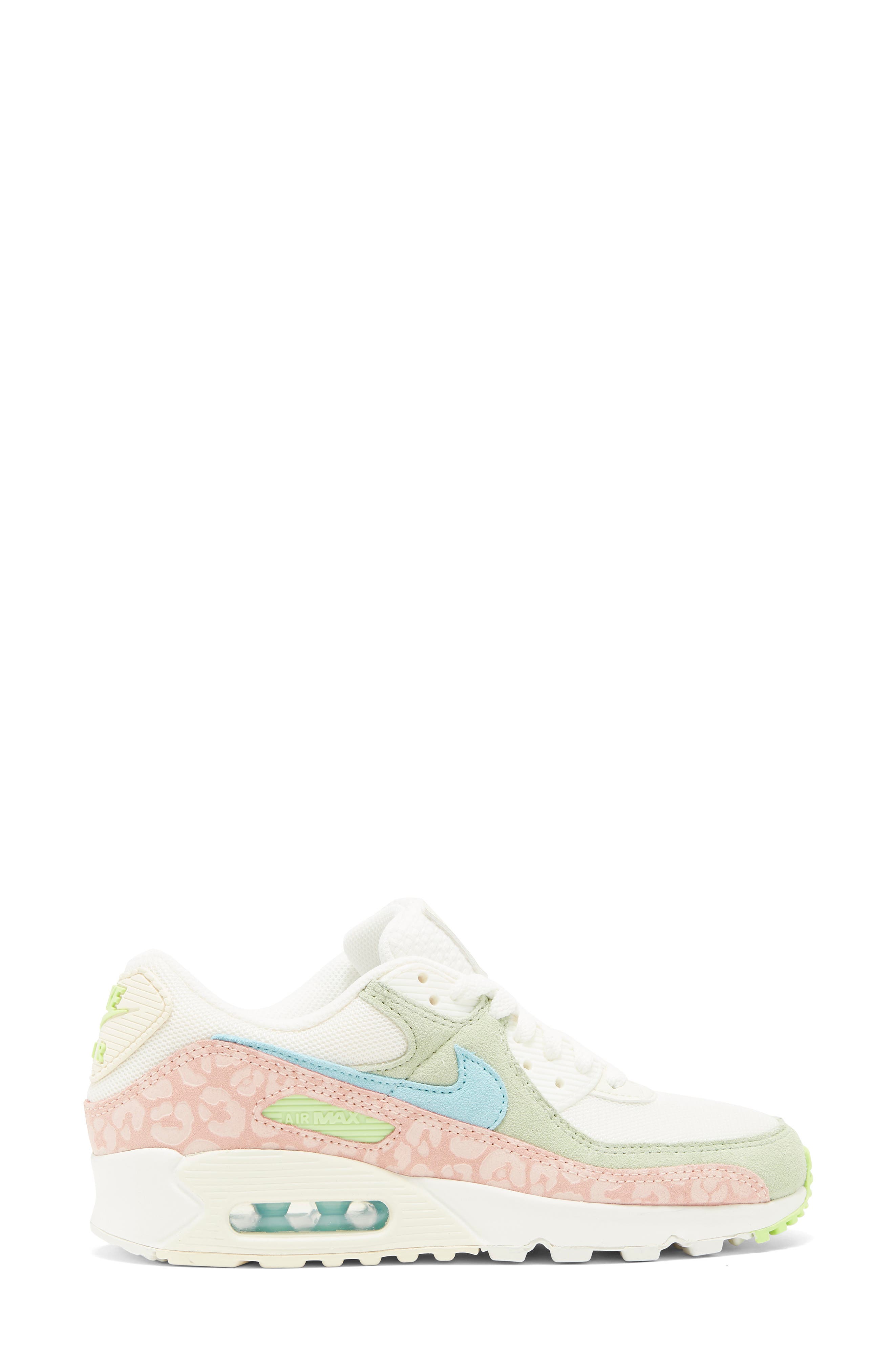 Air Max 90 Sneaker, Alternate, color, SAIL/ COPA/ HONEYDEW/ ORANGE