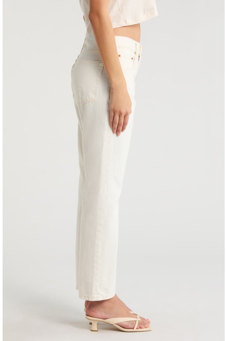 Blondie Crop Jeans, Alternate, color, CREMA