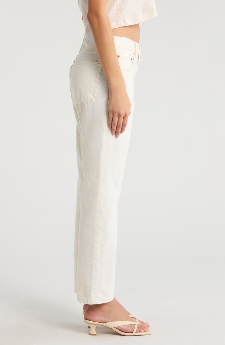 Re/Done Blondie Crop Jeans, Alternate, color, Crema