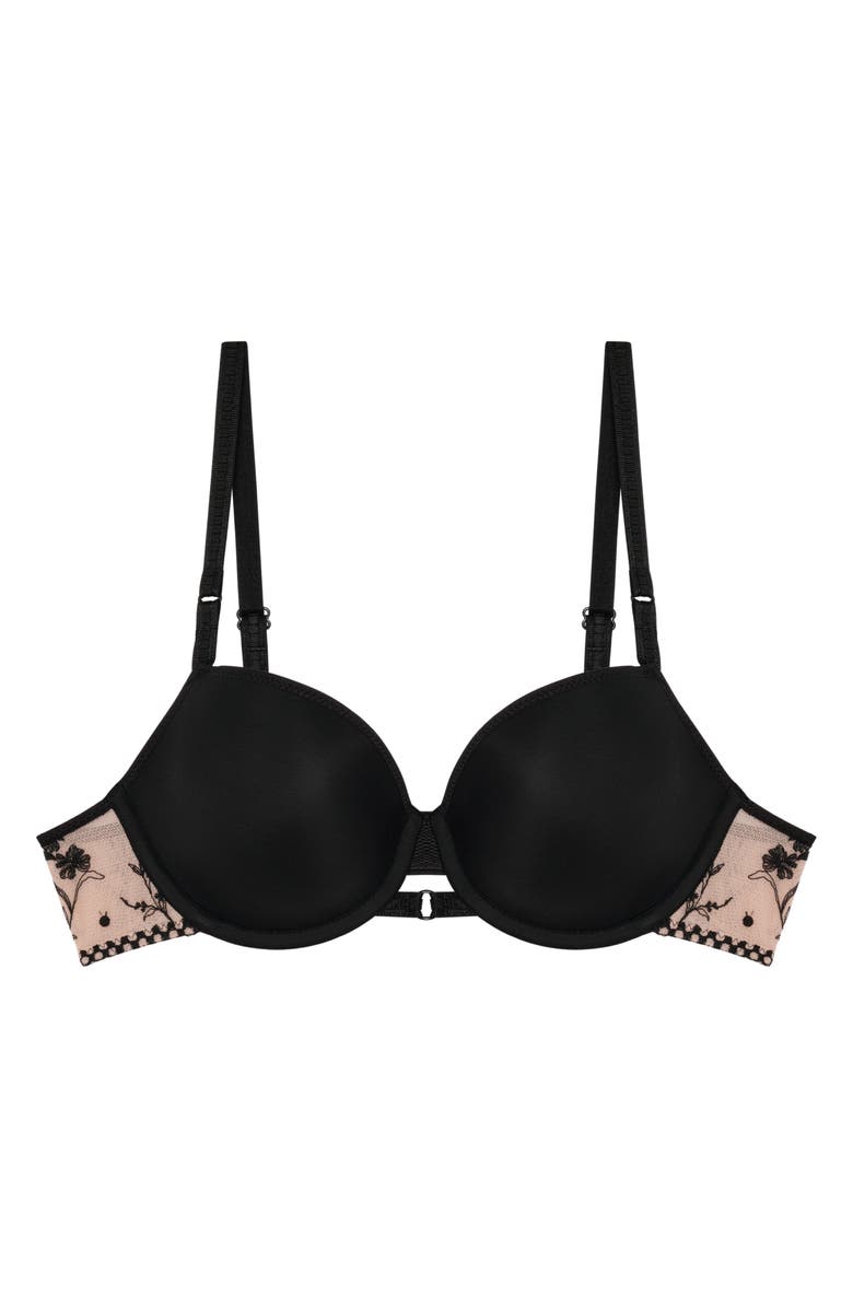PASSIONATA Suzy Underwire Demi Bra, Alternate, color, Black/ Golden Beige