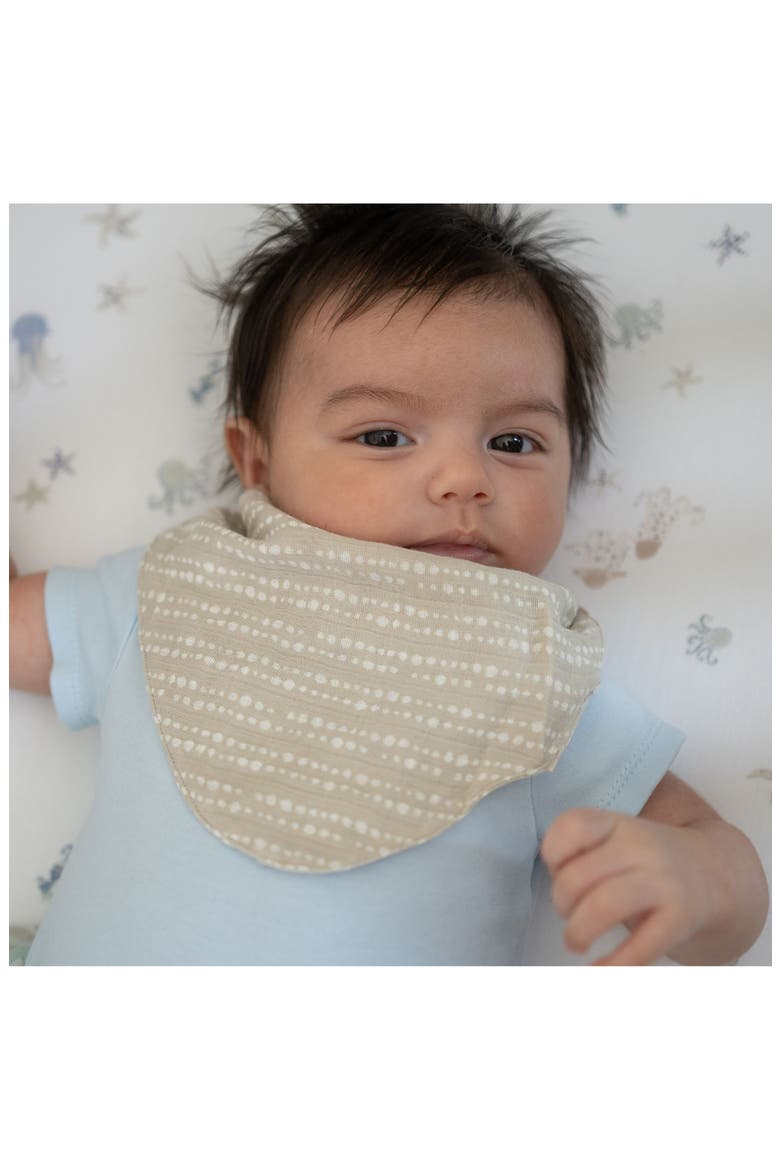 3-Pack Cotton Muslin Bandana Baby Bibs, Alternate, color, BLUE