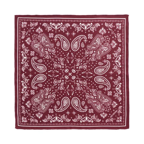 "Paisley" Silk Bandana Scarf
