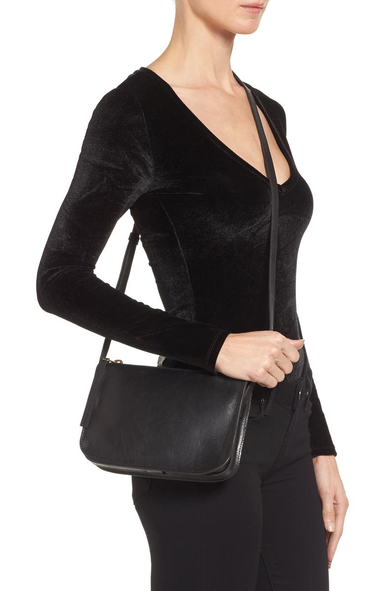 Madewell The Simple Leather Crossbody Bag, Alternate, color,