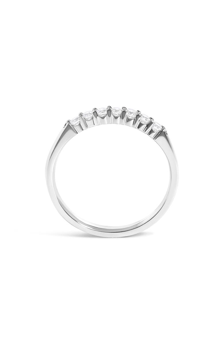 Haus of Brilliance 14K Gold 1/4 Ctw Diamond 7 Stone Band Ring, Alternate, color, White Gold
