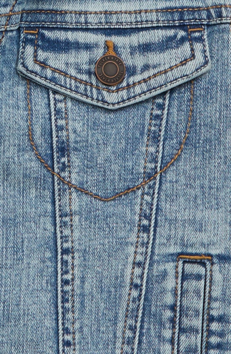 Tucker + Tate Hooded Denim Jacket, Alternate, color,